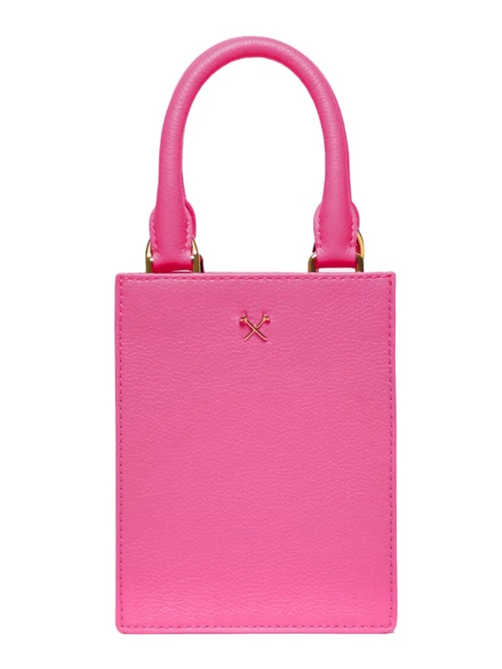 G/FORE Metal Tees Leather Mini Tote Bag Knockout Pink